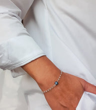 Load image into Gallery viewer, Delicate Kyanite A+ from Brasil Silver Bracelet "Elevation"