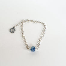 Load image into Gallery viewer, Delicate Kyanite A+ from Brasil Silver Bracelet "Elevation"