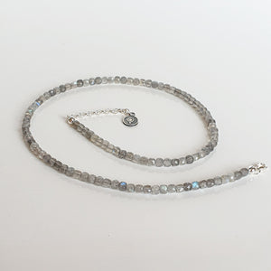 Labradorite A+ Silver Necklace "The Guardian" - Petit Secret