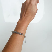 Load image into Gallery viewer, Labradorite AAA+ Silver 925 Bracelet for Women "The Guardian" - 8 mm