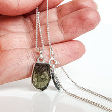 Load image into Gallery viewer, Legendary 15 mln years Moldavite Silver Pendant &quot;Stone of greatness&quot;