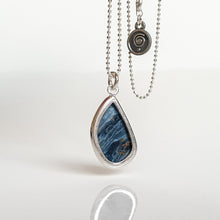 Load image into Gallery viewer, Pietersite AAA+ from Namibia Pendant with chain &quot;Tempest Stone&quot;