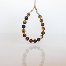 Load image into Gallery viewer, Amber Adjustable Silver 925 Bracelet for Women 8 mm "Sun Stories"