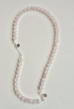 Load image into Gallery viewer, Set of Pink Quartz Silver 925 Necklace  and Bracelet "Tenderness"