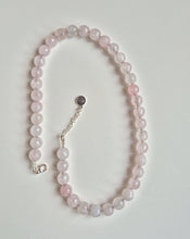 Load image into Gallery viewer, Pink Quartz Silver 925 Necklace "Tenderness"
