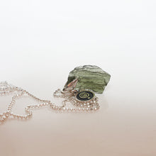 Load image into Gallery viewer, Legendary 15 mln years Moldavite Silver 925 Pendant with chain "Stone of greatness"