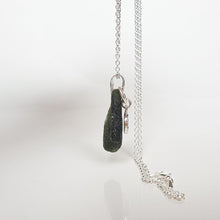 Load image into Gallery viewer, Legendary Moldavite from Czech Silver Pendant "Stone of greatness"
