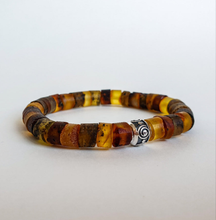 Load image into Gallery viewer, Baltic Amber Silver 925 Bracelet for Women "Sun Stories"