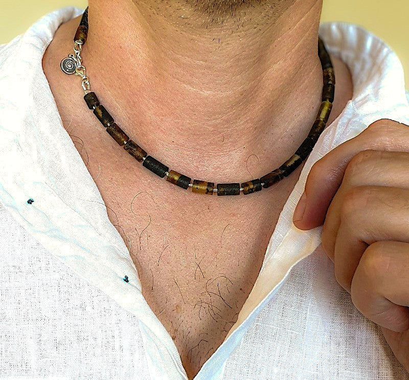 【2plan】25SS★ [LAN ARCHIVE] Black Ember Pendant Necklace LAN ARCHIVE] Black Ember Pendant Necklace - 2PLAN | 60