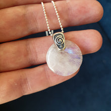 Load image into Gallery viewer, Moonstone from India, AA grade pendant "Intuition"