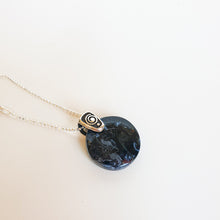 Load image into Gallery viewer, Pietersite AA from Namibia Pendant with chain, silver 925 - "Tempest Stone"