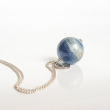 Load image into Gallery viewer, Kyanite A+ from Brasil Silver Necklace &quot;Elevation&quot;