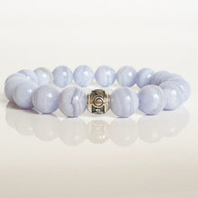 Load image into Gallery viewer, Chalcedony AA Silver Bracelet for Women "The Calm"