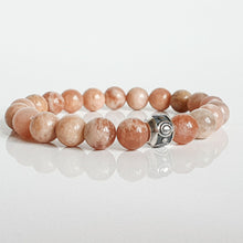 Load image into Gallery viewer, Sun Stone Silver 925 Bracelet for Women "Joy" - 8 mm