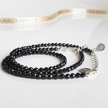 Load image into Gallery viewer, Set of Spinel Silver 925 Necklace and Bracelet "Evolution" - Petit Secret