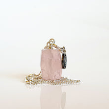 Load image into Gallery viewer, Pink Quartz from Madagascar Silver Pendant &quot;Tenderness&quot;