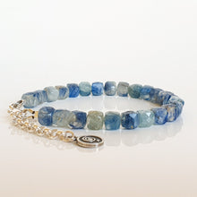 Load image into Gallery viewer, Kyanite A+ from Brasil Silver Bracelet &quot;Elevation&quot;