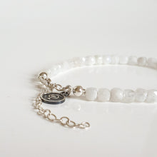 Load image into Gallery viewer, Moonstone A+ Delicate Silver Bracelet for Women "Intuition"