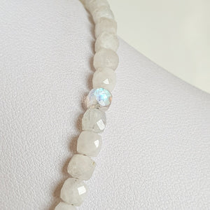 Moonstone Silver Necklace for Women's - Pendant Jewelry Online 2023