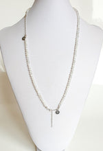 Load image into Gallery viewer, Set of Moonstone A+ Delicate Silver Bracelet and Necklace for Women &quot;Intuition&quot;