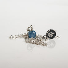 Load image into Gallery viewer, Delicate Kyanite A+ from Brasil Silver Pendant "Elevation"