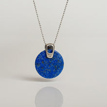 Load image into Gallery viewer, Lazurite AAA+ from Afghanistan Silver Pendant "Wisdom"