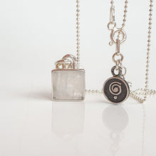 Load image into Gallery viewer, Moonstone from India, AAA+ grade pendant with chain "Intuition"