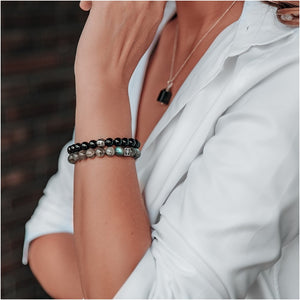 Labradorite Bracelet for Women - The Light - Round | Lina Snara