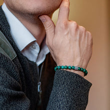 Load image into Gallery viewer, Green Malachite Bracelet for Men - Stone Jewelry Fashion 2023