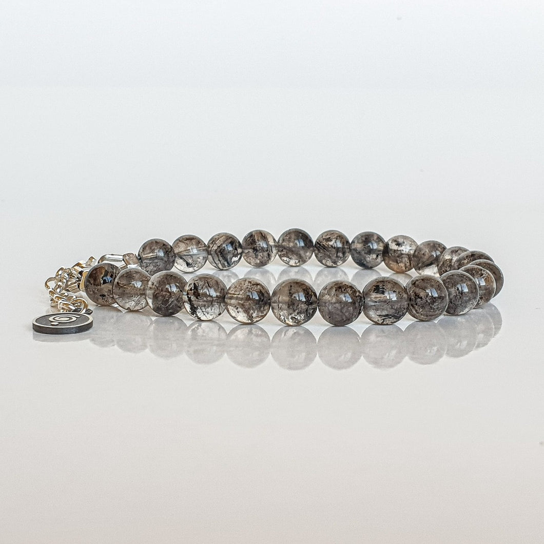 Herkimer Diamond from US Silver Bracelet 
