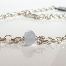 Load image into Gallery viewer, Link Chain Aquamarine Stone Bracelet for Women&#39;s 2023