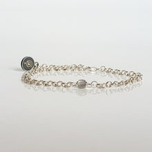 Load image into Gallery viewer, Labradorite Silver Bracelet for Women &quot;The Guardian&quot;