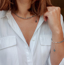 Load image into Gallery viewer, Labradorite A+ Silver Bracelet for Women &quot;The Guardian&quot; - Petit Secret