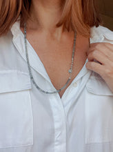 Load image into Gallery viewer, Set of Labradorite A+ Silver Necklace and Bracelet &quot;The Guardian&quot; - Petit Secret