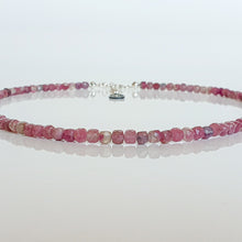 Load image into Gallery viewer, Set of Purple Tourmaline A+ Silver Necklace and Bracelet &quot;Harmony&quot; - Petit Secret