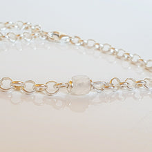 Load image into Gallery viewer, Moonstone A+ Delicate Silver Bracelet for Women &quot;Intuition&quot;