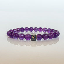 Load image into Gallery viewer, Amethyst A+ Silver Bracelet for Women &quot;Magic of The Universe&quot;