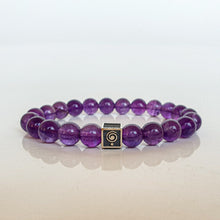 Load image into Gallery viewer, Amethyst A+ Silver Bracelet for Women &quot;Magic of The Universe&quot;