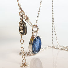Load image into Gallery viewer, Kyanite AAAA+ from Brasil Silver Pendant &quot;Elevation&quot;