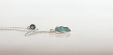 Load image into Gallery viewer, Aquamarine raw AAA+ Silver Pendant for Women &quot;Stone of Faith&quot;