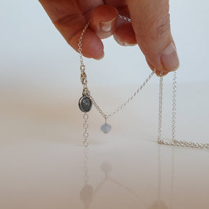 Aquamarine A+ Silver Pendant for Women "Stone of Faith"