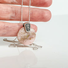 Load image into Gallery viewer, Pink Opal AAA+ Silver Pendant &quot;Self Love&quot;