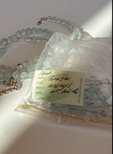 Load image into Gallery viewer, light blue topaz, topaz, natural topaz beaded necklace, topaz beaded bracelet