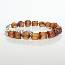 Load image into Gallery viewer, Amber Silver Bracelet for Women &quot;Sun Stories&quot;