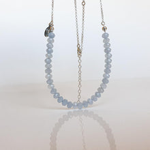 Load image into Gallery viewer, Aquamarine A+ Silver Necklace for Women &quot;Stone of Faith&quot;