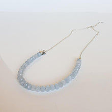 Load image into Gallery viewer, Aquamarine A+ Silver Necklace for Women &quot;Stone of Faith&quot;