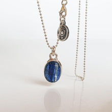 Load image into Gallery viewer, Kyanite AAAA+ from Brasil Silver Pendant with Chain &quot;Elevation&quot;