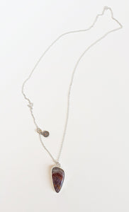 Super 7 Silver Necklace for Women "Melody Stone"