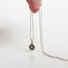 Load image into Gallery viewer, Medallion with chain &quot;The Spiral Can Take You Anywhere&quot;, silver 925