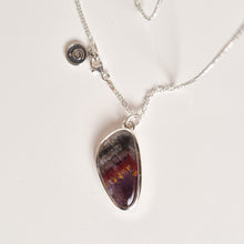 Load image into Gallery viewer, Super 7 Solid Silver 925 Necklace &quot;Melody Stone&quot;